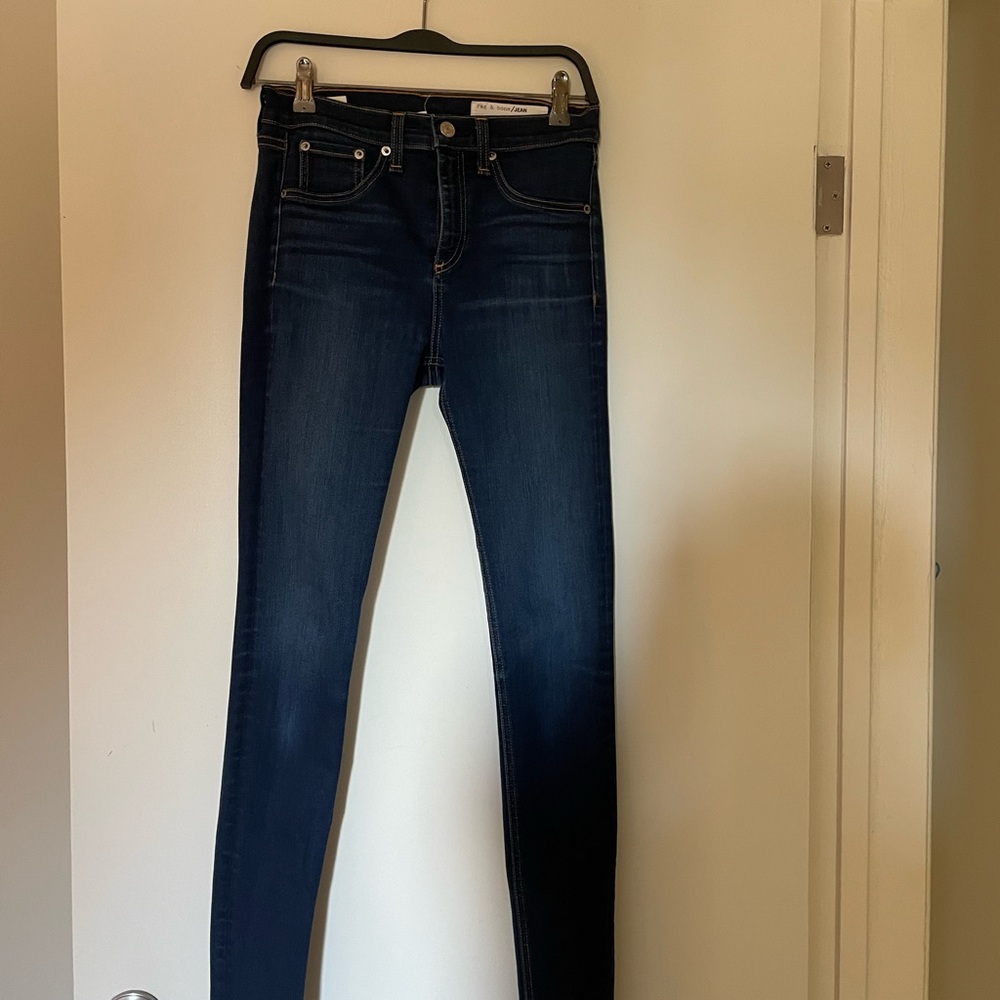 rag & bone Women's Deep Blue Skinny Jeans